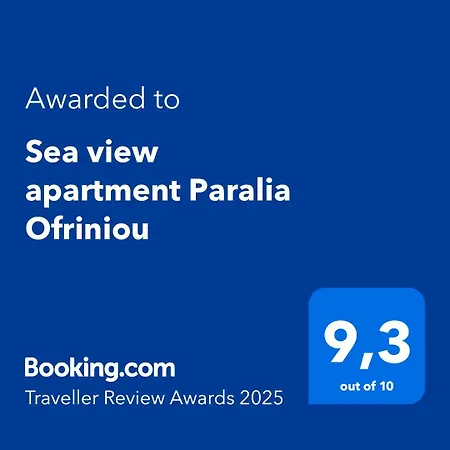 Paralia Ofriniou Sea View Apartament *